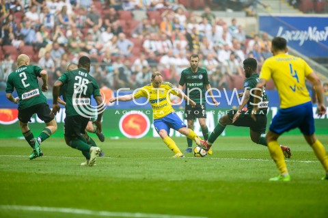  02.05.2018 WARSZAWA<br />PILKA NOZNA - FINAL PUCHARU POLSKI PZPN 2017/2018<br />FOOTBALL - PZPN POLISH CUP FINAL 2017/2018<br />MECZ ARKA GDYNIA - LEGIA WARSZAWA<br />N/Z RAFAL SIEMASZKO<br /> 