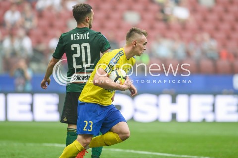  02.05.2018 WARSZAWA<br />PILKA NOZNA - FINAL PUCHARU POLSKI PZPN 2017/2018<br />FOOTBALL - PZPN POLISH CUP FINAL 2017/2018<br />MECZ ARKA GDYNIA - LEGIA WARSZAWA<br />N/Z MARKO VESOVIC MARCIN WARCHOLAK BRAMKA NA 1:2<br /> 