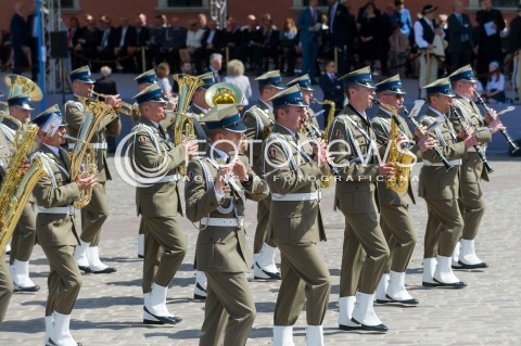  03.05.2018 WARSZAWA <br />OBCHODY SWIETA NARODOWEGO 3 MAJA <br />N/Z WOJSKO ZOLNIERZE ORKIESTRA<br /> 