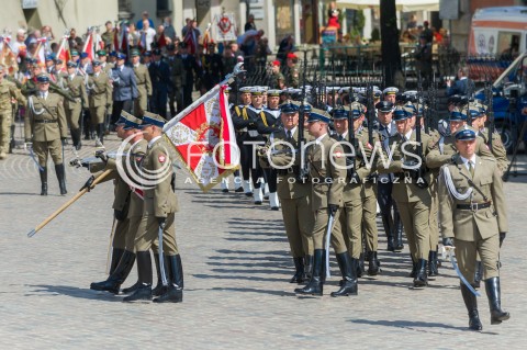  03.05.2018 WARSZAWA <br />OBCHODY SWIETA NARODOWEGO 3 MAJA <br />N/Z WOJSKO ZOLNIERZE ORKIESTRA<br /> 
