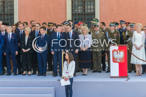  03.05.2018 WARSZAWA <br />OBCHODY SWIETA NARODOWEGO 3 MAJA <br />N/Z PREZES TK JULIA PRZYLEBSKA MARIUSZ BLASZCZAK MATEUSZ MORAWIECKI AGATA KORNHAUSER DUDA MICHAL DWORCZYK<br /> 