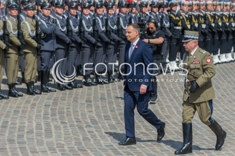  03.05.2018 WARSZAWA <br />OBCHODY SWIETA NARODOWEGO 3 MAJA <br />N/Z PREZYDENT RP ANDRZEJ DUDA WOJSKO ZOLNIERZE<br /> 