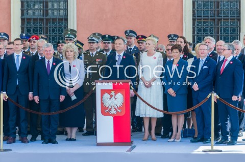  03.05.2018 WARSZAWA <br />OBCHODY SWIETA NARODOWEGO 3 MAJA <br />N/Z MARIUSZ BLASZCZAK MATEUSZ MORAWIECKI STANISLAW KARCZEWSKI PREZYDENT RP ANDRZEJ DUDA AGATA KORNHAUSER DUDA KRZYSZTOF SZCZERSKI<br /> 
