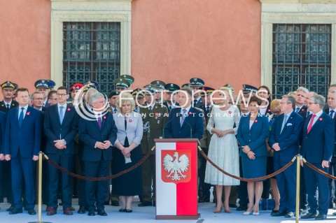  03.05.2018 WARSZAWA <br />OBCHODY SWIETA NARODOWEGO 3 MAJA <br />N/Z MARIUSZ BLASZCZAK MATEUSZ MORAWIECKI STANISLAW KARCZEWSKI PREZYDENT RP ANDRZEJ DUDA AGATA KORNHAUSER DUDA KRZYSZTOF SZCZERSKI<br /> 
