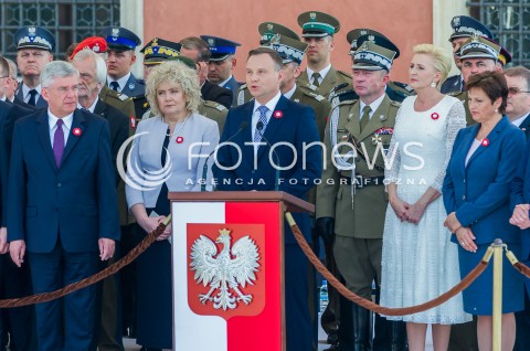  03.05.2018 WARSZAWA <br />OBCHODY SWIETA NARODOWEGO 3 MAJA <br />N/Z STANISLAW KARCZEWSKI PREZYDENT RP ANDRZEJ DUDA AGATA KORNHAUSER DUDA<br /> 