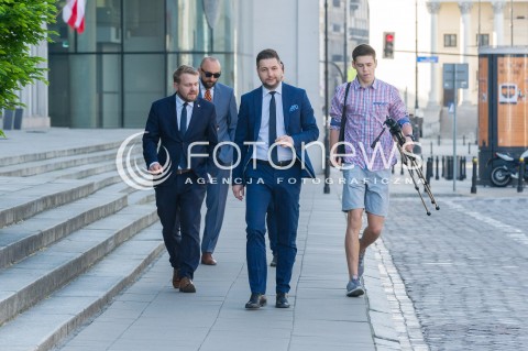  04.05.2018 WARSZAWA<br />KONFERENCJA PATRYKA JAKIEGO NA TEMAT ZNAKU DROGOWEGO<br />N/Z PATRYK JAKI<br /> 