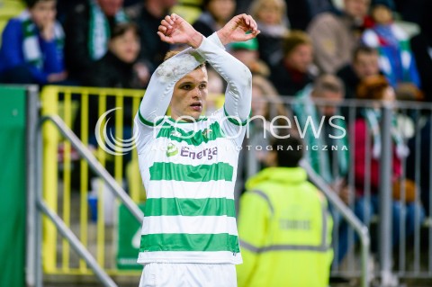  04.05.2018 GDANSK<br />PILKA NOZNA - EKSTRAKLASA SEZON 2017/2018<br />MECZ LECHIA GDANSK - BRUK BET TERMALICA NIECIECZA<br />N/Z PATRYK LIPSKI PORTRET<br /> 