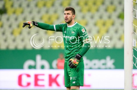  04.05.2018 GDANSK<br />PILKA NOZNA - EKSTRAKLASA SEZON 2017/2018<br />MECZ LECHIA GDANSK - BRUK BET TERMALICA NIECIECZA<br />N/Z DUSAN KUCIAK PORTRET SYLWETKA<br /> 