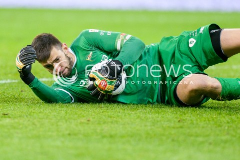  04.05.2018 GDANSK<br />PILKA NOZNA - EKSTRAKLASA SEZON 2017/2018<br />MECZ LECHIA GDANSK - BRUK BET TERMALICA NIECIECZA<br />N/Z DUSAN KUCIAK PORTRET SYLWETKA<br /> 