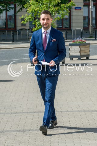  05.05.2018 WARSZAWA<br />KONFERENCJA PATRYKA JAKIEGO NA TEMAT PARKINGOW I ZOBOWIAZAN WYBORCZYCH<br />N/Z PATRYK JAKI<br /> 