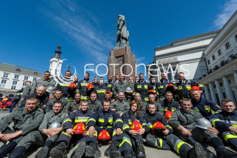  05.05.2018 WARSZAWA<br />DZIEN STRAZAKA<br />N/Z STRAZACY POD POMNIKIEM WOJCIECHA BOGUSLAWSKIEGO<br /> 