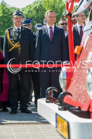  05.05.2018 WARSZAWA<br />DZIEN STRAZAKA<br />N/Z ANDRZEJ DUDA KOMENDANT LESZEK SUSKI MATEUSZ MORAWIECKI<br /> 