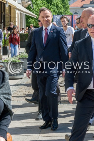  05.05.2018 WARSZAWA<br />DZIEN STRAZAKA<br />N/Z ANDRZEJ DUDA<br /> 