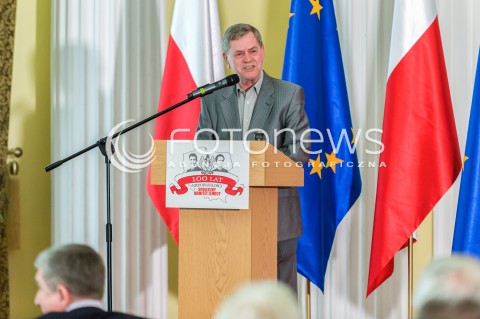  07.05.2018 WARSZAWA<br />INAUGURACYJNE SPOTKANIE SPOLECZNEGO KOMITETU LEWICY OBCHODOW 100 LECIA ODZYSKANIA NIEPODLEGLOSCI<br />N/Z KRZYSZTOF JANIK<br /> 