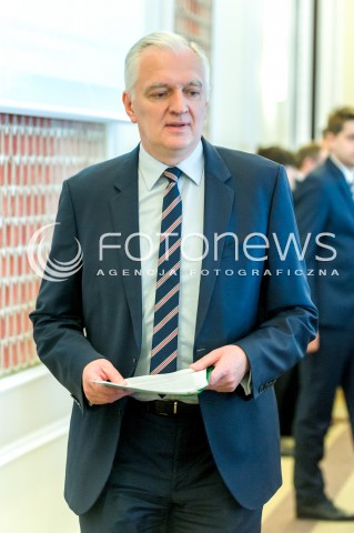  08.05.2018 WARSZAWA<br />POSIEDZENIE RADY MINISTROW<br />N/Z JAROSLAW GOWIN<br /> 