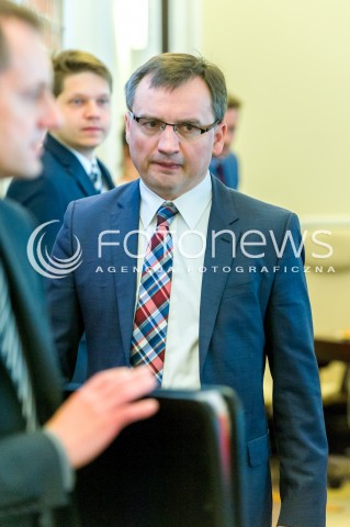  08.05.2018 WARSZAWA<br />POSIEDZENIE RADY MINISTROW<br />N/Z ZBIGNIEW ZIOBRO<br /> 