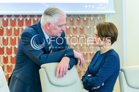  08.05.2018 WARSZAWA<br />POSIEDZENIE RADY MINISTROW<br />N/Z JAROSLAW GOWIN JADWIGA EMILEWICZ<br /> 