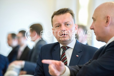  08.05.2018 WARSZAWA<br />POSIEDZENIE RADY MINISTROW<br />N/Z MARIUSZ BLASZCZAK JOACHIM BRUDZINSKI<br /> 