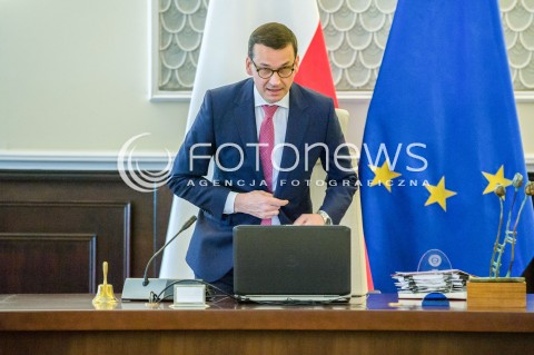  08.05.2018 WARSZAWA<br />POSIEDZENIE RADY MINISTROW<br />N/Z PREMIER MATEUSZ MORAWIECKI<br /> 