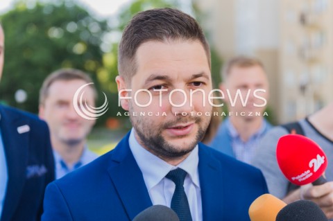  09.05.2018 WARSZAWA <br />KONFERENCJA PATRYKA JAKIEGO DOTYCZACA KOMUNIKACJI MIEJSKIEJ W WARSZAWIE<br />N/Z PATRYK JAKI<br /> 