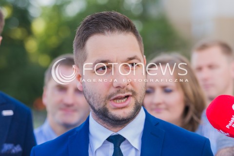  09.05.2018 WARSZAWA <br />KONFERENCJA PATRYKA JAKIEGO DOTYCZACA KOMUNIKACJI MIEJSKIEJ W WARSZAWIE<br />N/Z PATRYK JAKI<br /> 