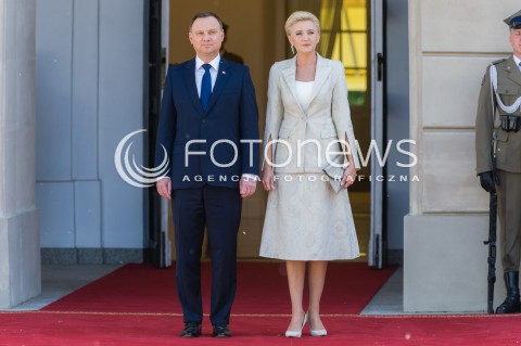  10.05.2018 WARSZAWA<br />
WIZYTA PREZYDENTA REPUBLIKI CZESKIEJ<br />
N/Z PREZYDENT RP ANDRZEJ DUDA AGATA KORNHAUSER DUDA<br />
 