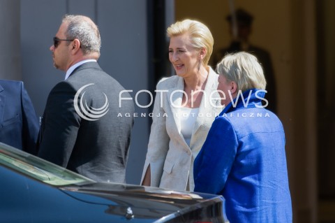  10.05.2018 WARSZAWA<br />WIZYTA PREZYDENTA REPUBLIKI CZESKIEJ<br />N/Z AGATA KORNHAUSER DUDA IVANA ZEMANOVA<br /> 