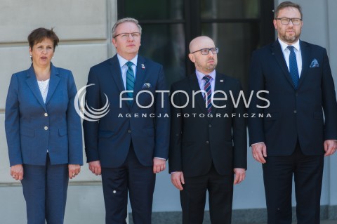  10.05.2018 WARSZAWA<br />WIZYTA PREZYDENTA REPUBLIKI CZESKIEJ<br />N/Z KRZYSZTOF SZCZERSKI KRZYSZTOF LAPINSKI<br /> 