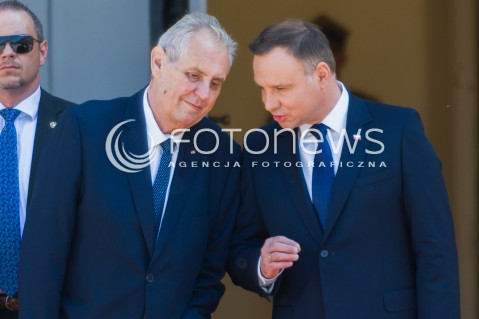 Wizyta Prezydenta Czech w Warszawie