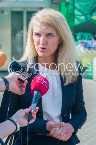  11.05.2018 WARSZAWA<br />BRIEFING PRASOWY POLITYKOW PIS W SPRAWIE STARTU BUDOWY TRZECIEJ LINII METRA<br />N/Z MARIOLA GAC <br /> 