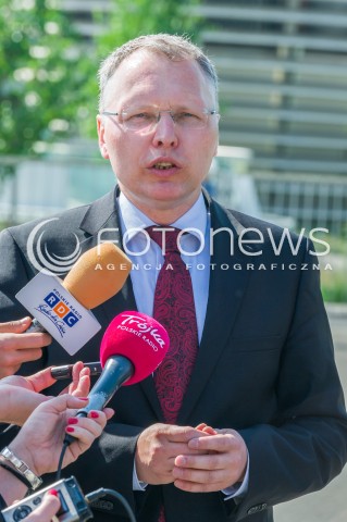  11.05.2018 WARSZAWA<br />BRIEFING PRASOWY POLITYKOW PIS W SPRAWIE STARTU BUDOWY TRZECIEJ LINII METRA<br />N/Z MAREK BORKOWSKI<br /> 