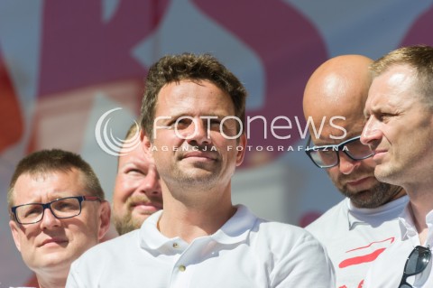 12.05.2018 WARSZAWA<br />MARSZ WOLNOSCI<br />N/Z RAFAL TRZASKOWSKI SLAWOMIR NITRAS JAKUB RUTNICKI<br /> 