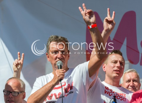  12.05.2018 WARSZAWA<br />MARSZ WOLNOSCI<br />N/Z ANDRZEJ HALICKI KRZYSZTOF BREJZA<br /> 