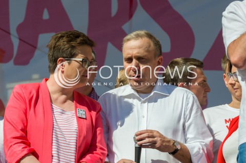  12.05.2018 WARSZAWA<br />MARSZ WOLNOSCI<br />N/Z KATARZYNA LUBNAUER GRZEGORZ SCHETYNA<br /> 