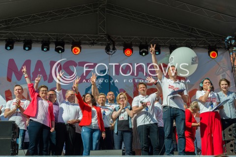  12.05.2018 WARSZAWA<br />MARSZ WOLNOSCI<br />N/Z GRZEGORZ SCHETYNA RAFAL TRZASKOWSKI KATARZYNA LUBNAUER KAZIMIERZ MICHAL UJAZDOWSKI KAMILA GASIUK PIHOWICZ BARBARA DOLNIAK RYSZARD KALISZ PAULINA HENNIG KLISKA KRZYSZTOF BREJZA<br /> 