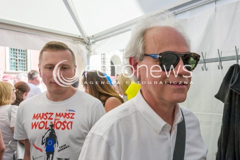  12.05.2018 WARSZAWA<br />MARSZ WOLNOSCI<br />N/Z ADAM SZEJNFELD KRZYSZTOF BREJZA<br /> 