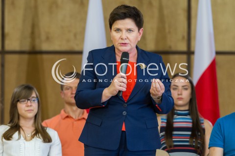 12.05.2018 BOGUCHWALA <br />SPOTKANIE WICEPREMIER BEATY SZYDLO Z MIESZKANCAMI BOGUCHWALY <br />N/Z BEATA SZYDLO <br /> 