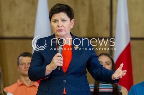 12.05.2018 BOGUCHWALA <br />SPOTKANIE WICEPREMIER BEATY SZYDLO Z MIESZKANCAMI BOGUCHWALY <br />N/Z BEATA SZYDLO <br /> 
