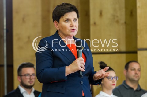  12.05.2018 BOGUCHWALA <br />SPOTKANIE WICEPREMIER BEATY SZYDLO Z MIESZKANCAMI BOGUCHWALY <br />N/Z BEATA SZYDLO <br /> 