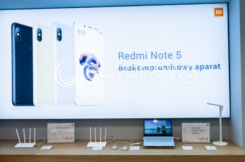  12.05.2018 WARSZAWA ARKADIA<br />OTWARCIE SALONU XIAOMI W ARKADII<br />N/Z WNETRZE SALONU PRODUKTY XIAOMI<br /> 