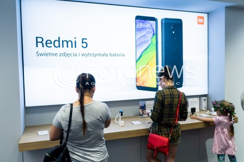  12.05.2018 WARSZAWA ARKADIA<br />OTWARCIE SALONU XIAOMI W ARKADII<br />N/Z WNETRZE SALONU PRODUKTY XIAOMI<br /> 