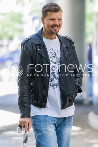  12.05.2018 WARSZAWA<br />GOSCIE PRZED STUDIEM DZIEN DOBRY TVN<br />N/Z MICHAL FIGURSKI O LASCE<br /> 