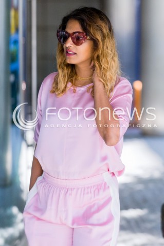  12.05.2018 WARSZAWA<br />
GOSCIE PRZED STUDIEM DZIEN DOBRY TVN<br />
N/Z MATHANGI MAYA ARULPRAGASAM M.I.A.<br />
 