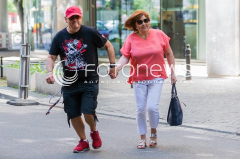  12.05.2018 WARSZAWA<br />
GOSCIE PRZED STUDIEM DZIEN DOBRY TVN<br />
N/Z JUREK JERZY OWSIAK LIDIA NIEDZWIECKA OWSIAK<br />
 