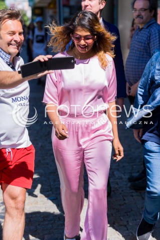  12.05.2018 WARSZAWA<br />
GOSCIE PRZED STUDIEM DZIEN DOBRY TVN<br />
N/Z MATHANGI MAYA ARULPRAGASAM M.I.A.<br />
 