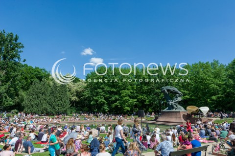  13.05.2018 WARSZAWA<br />ROZPOCZECIE 59. SEZONU KONCERTOW CHOPINOWSKICH W LAZIENKACH KROLEWSKICH<br />N/Z WIDZOWIE KONCERTU INAUGURACYJNEGO<br /> 