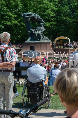  13.05.2018 WARSZAWA<br />ROZPOCZECIE 59. SEZONU KONCERTOW CHOPINOWSKICH W LAZIENKACH KROLEWSKICH<br />N/Z WIDZOWIE KONCERTU INAUGURACYJNEGO<br /> 