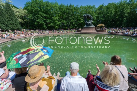  13.05.2018 WARSZAWA<br />ROZPOCZECIE 59. SEZONU KONCERTOW CHOPINOWSKICH W LAZIENKACH KROLEWSKICH<br />N/Z WIDZOWIE KONCERTU INAUGURACYJNEGO<br /> 