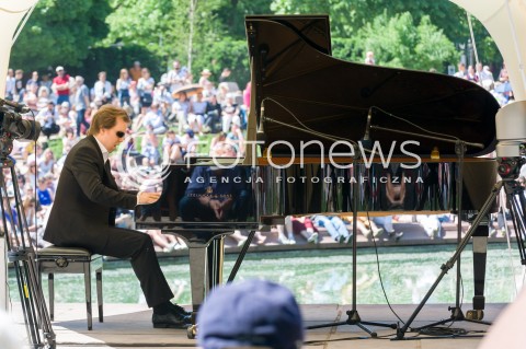  13.05.2018 WARSZAWA<br />ROZPOCZECIE 59. SEZONU KONCERTOW CHOPINOWSKICH W LAZIENKACH KROLEWSKICH<br />N/Z INGOLF WUNDER<br /> 