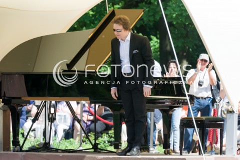  13.05.2018 WARSZAWA<br />ROZPOCZECIE 59. SEZONU KONCERTOW CHOPINOWSKICH W LAZIENKACH KROLEWSKICH<br />N/Z INGOLF WUNDER<br /> 
